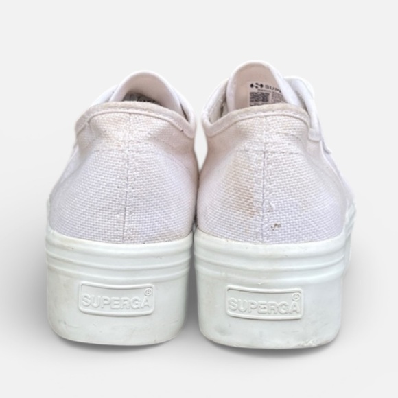 Superga 2790 Platform Sneaker in White Women's Size EU 36; US 6 - Picture 7 of 11